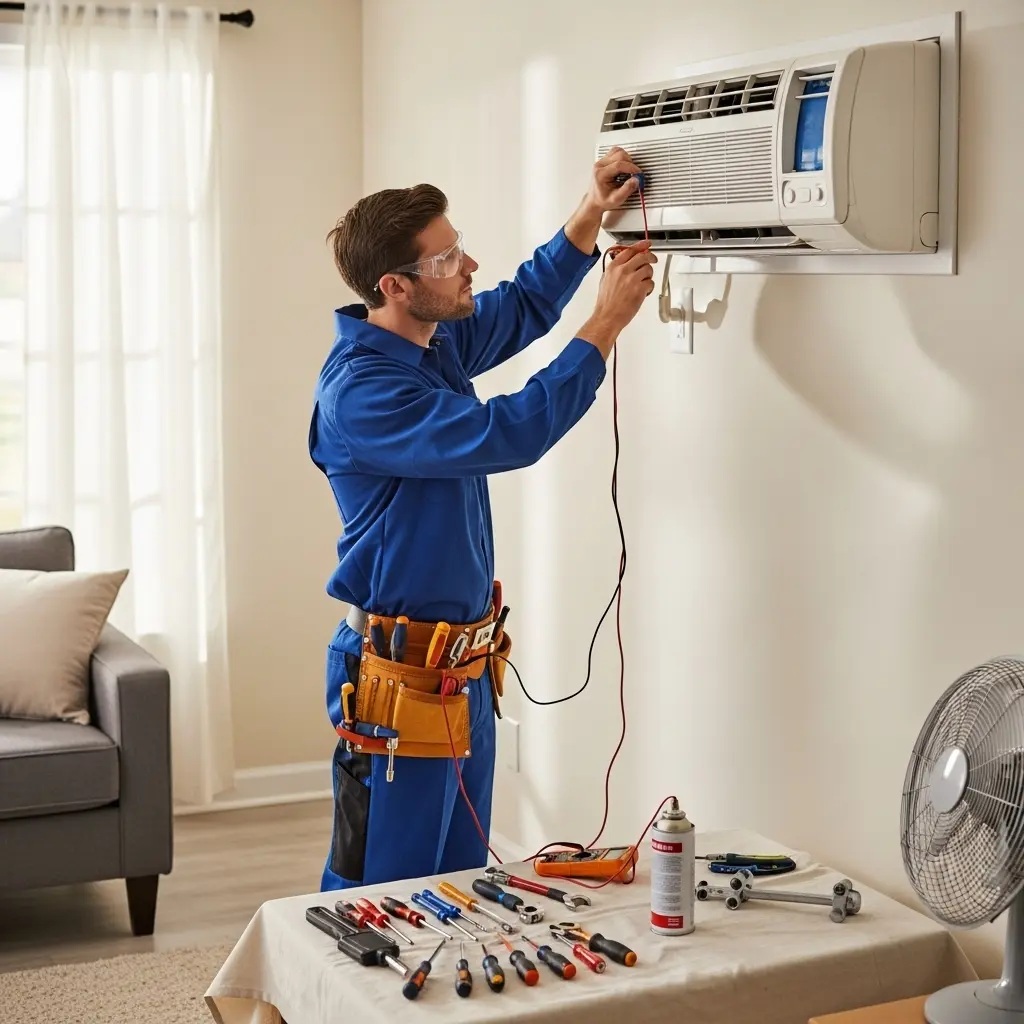 Karşıyaka Termoteknik Termoteknik klima gaz dolumu ve bakım – Enerji verimliliği artırıldı. - Teknik servis örneği